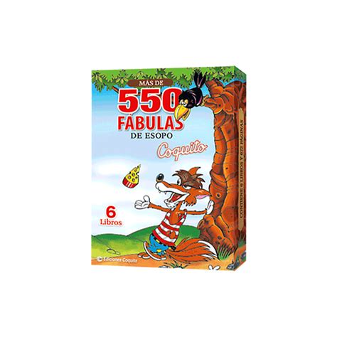 Pack Fábulas De Esopo Coquito Caja De 6 Libros Coquito