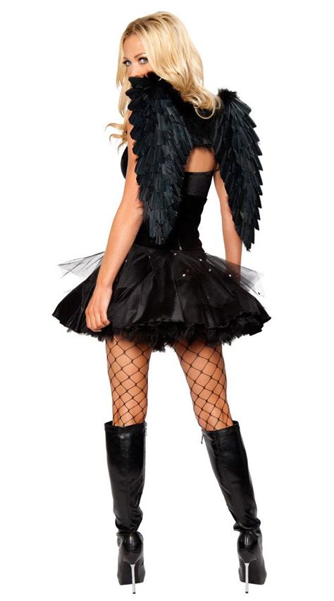 Sexy Dark Angel Costume With Feather Wings Ad1036 Dark Angel