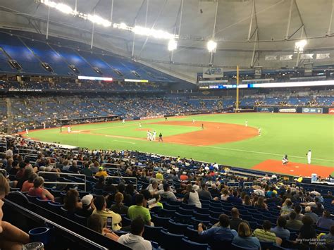 Seat Number Tropicana Field Seating Chart With Rows