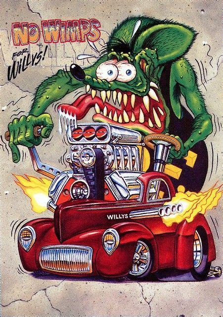 Rat Fink Rat Rods Ed Roth Art Cool Car Drawings Racing Posters