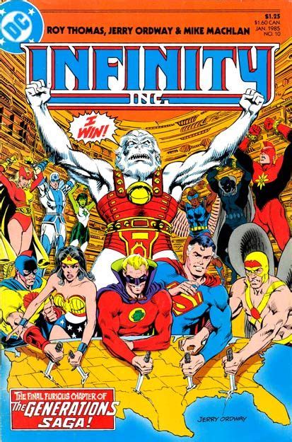 An Old Comic Book Cover With Many Different Characters