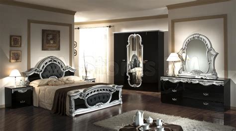 Black Mirrored Glass Bedroom Furnitu Hawk Haven