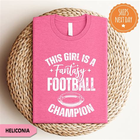 Funny Fantasy Football Shirt For Women Cute T For Fantasy Football Champion Fantasy Football