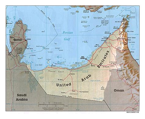 Maps Of United Arab Emirates Detailed Map Of Uae In English Tourist