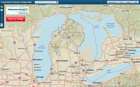 Consumers Energy Outage Map Michigan Maps And Graphs Pinterest