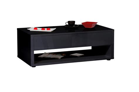 Shop for easy to assemble coffee tables at bed bath & beyond. Urbana Black High Gloss Coffee Table 1 Drawer | FADS