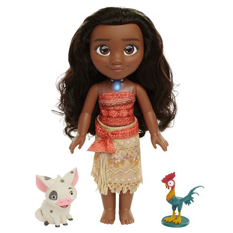 Buy Moana Disney S Singing Adventure Doll And Friends Doll Playset