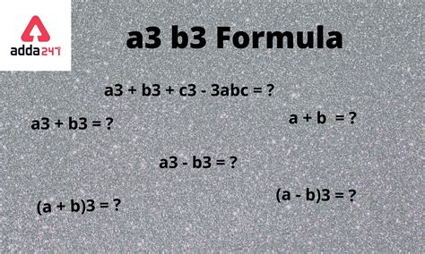 A3 B3 Formula A3b3 Formulas Proof And Examples