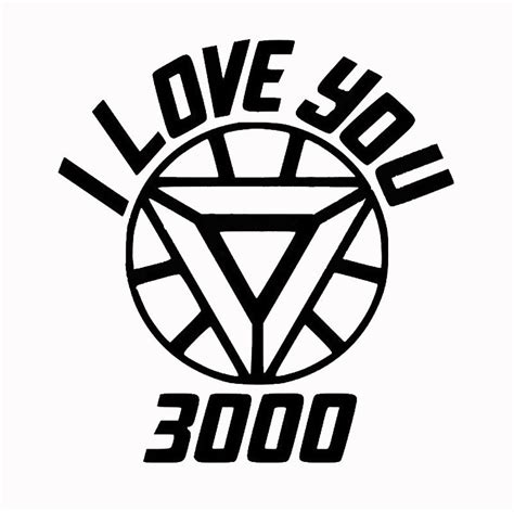 I Love You 3000 Svg Png Eps Dxf Digital Download File | Etsy