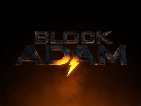 Black Adam Text Effect Photoshop Template By Sahin Düzgün On Dribbble