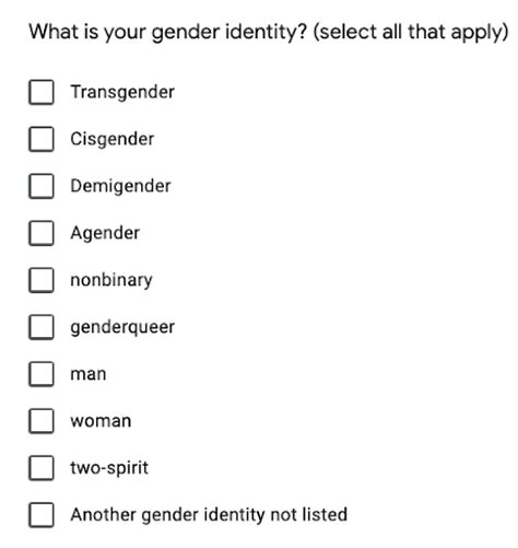 Creating Inclusive Forms — Princeton Gender Sexuality Resource Center