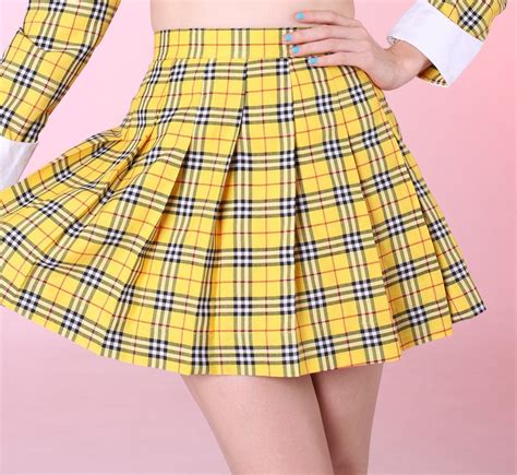 Glitters For Dinner — Ready To Post As If Yellow Tartan Skirt Skirt Only Yellow Tartan Skirt