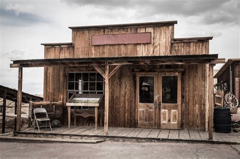 Premium Photo Old Building In Wild West Town In Usa