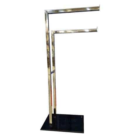 Do you like relaxing in the bathroom and do you like to wrap yourself in a large soft towel when you step out of the shower? Evideco - Free Standing Stainless Steel 2 Arms Towel Rack