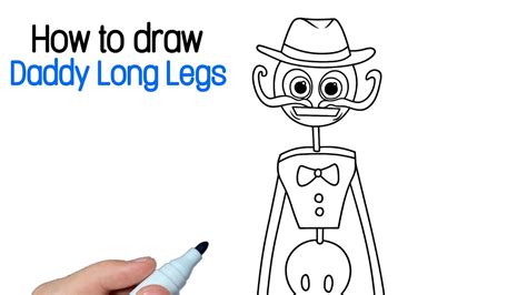 How To Draw Daddy Long Legs Step By Step Poppy Playtime Chapter 3