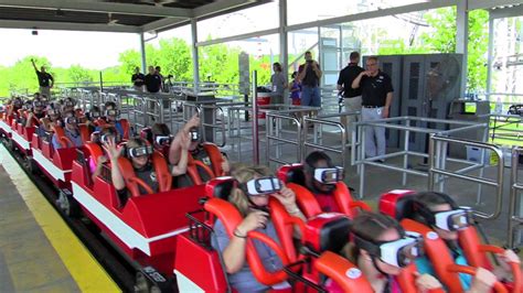 First Riders On The New Revolution At Six Flags St Louis Hd Off Ride 60fps Youtube