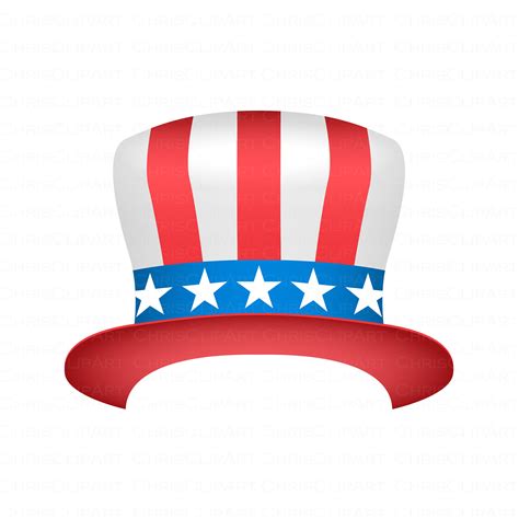 Uncle Sam Svg Uncle Sam Hat Svg Clipart Hat Usa Top Hat Svg Lupon