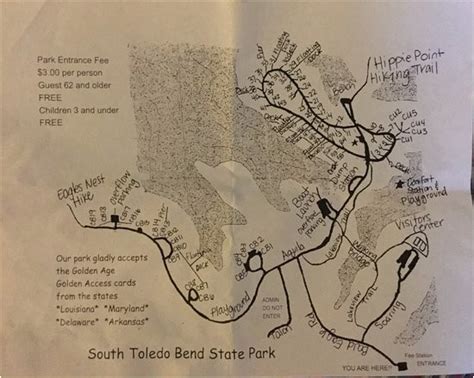 Texas State Park Campgrounds Map