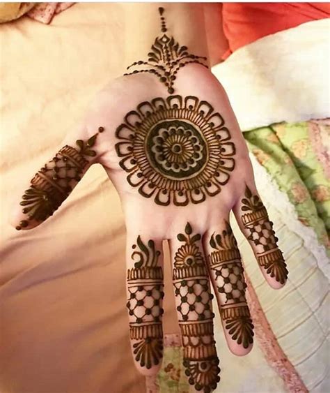 Simple Mehndi Designs For Hands Step By Step Images