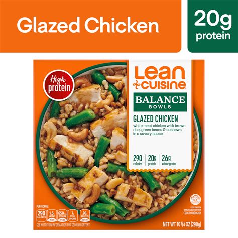 Lean Cuisine Glazed Chicken Bowls Meal 1025 Oz Frozen