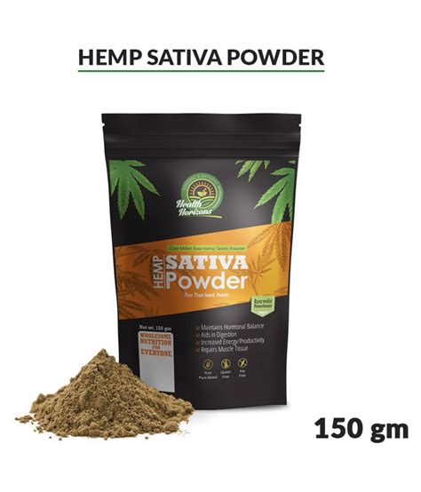 Health Horizons Ayurvedic Sativa Hemp Powder 150gm Ayurvedic Hemp
