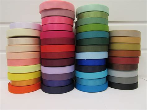 Mm Grosgrain Ribbon Metres Or Metre Roll Double Sided Ribbed