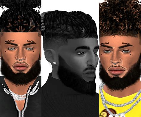 Xxblacksims Sims 4 Tattoos Sims 4 Sims 4 Hair Male Images And Photos