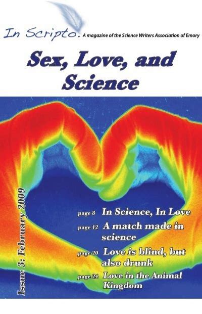 Sex Love And Science Emory University