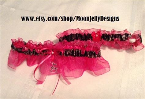 Pink And Camo Garter Set By Moonjellydesigns On Etsy 2500 Pink Camo