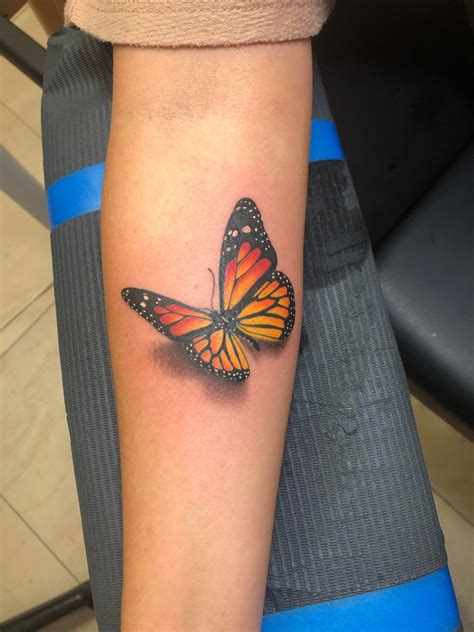 Top 181 3d Monarch Butterfly Tattoo