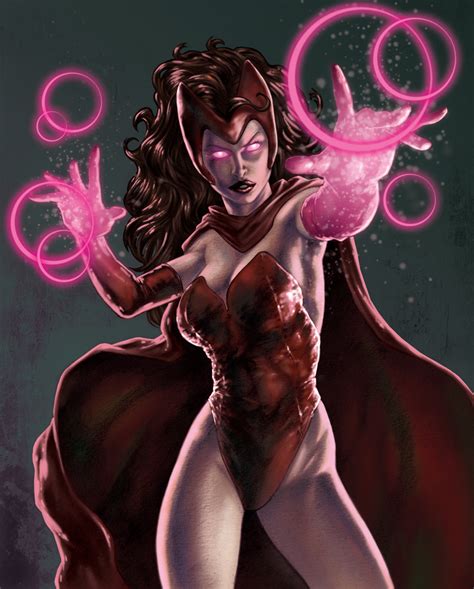 Scarlet Witch Алая ведьма Ванда Максимофф Marvel Вселенная