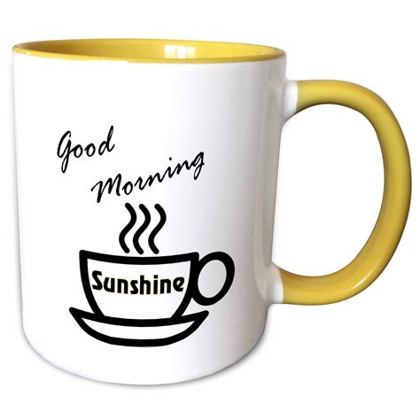 A morning without coffee is like sleep. 3dRose Print of Coffee Cup With Good Morning Sunshine ...