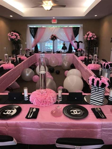Chanel Birthday Party Chanel Party Birthday Parties Diva Party