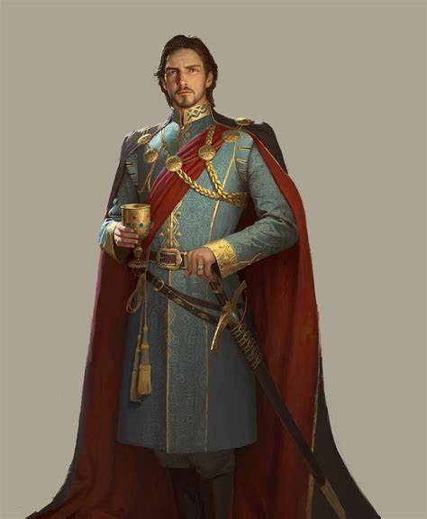 Military Leader Aristocrat Male Character For Dnd