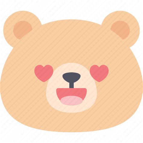 Love Teddy Bear Emoticon Emoji Emotion Expression Icon Download