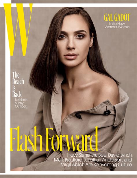 Wonder Woman Gal Gadot Covers W Magazine S May Issue