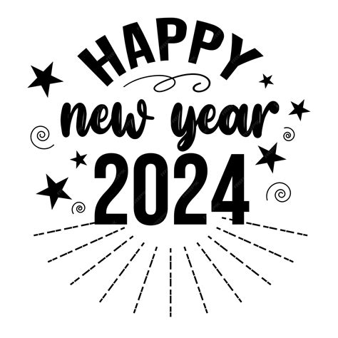 Premium Vector Happy New Year 2024 Vector