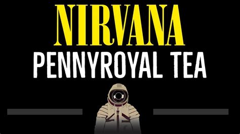 Nirvana Pennyroyal Tea Cc 🎤 Karaoke Instrumental Lyrics Youtube