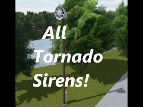 Greenville Roblox ALL Tornado Sirens Location S YouTube
