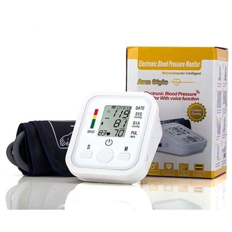 Blood Pressure Monitor Lcd Fully Automatic Upper Arm Style Ce Rohs