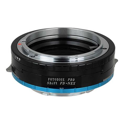 fotodiox fd snye p shift shift lens mount adapter canon fd fl 35 mm slr lens to sony alpha e