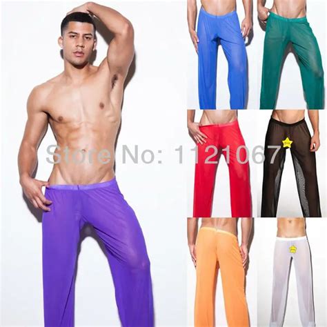 New Cool Super Sexy See Through 8 Color Transparent Men S Shino Mesh