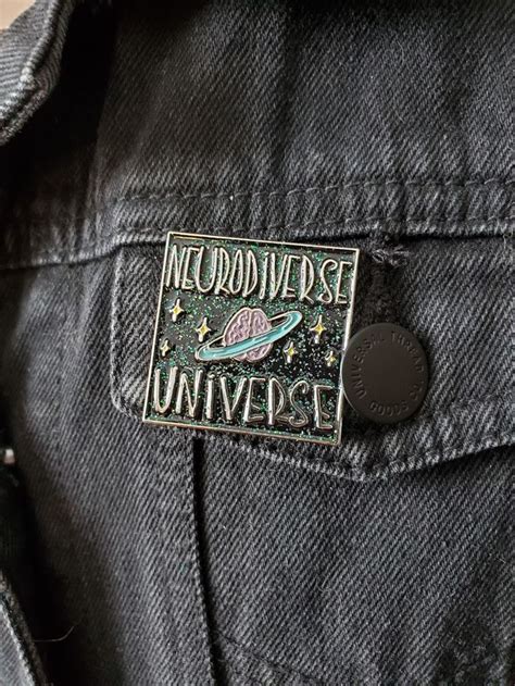 New Neurodiverse Universe 20 Neurodiversity Enamel Pin Etsy Enamel