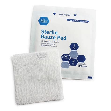Medpride 3 X 3 Sterile Gauze Pads For Wound Dressing 100 Pack Ebay