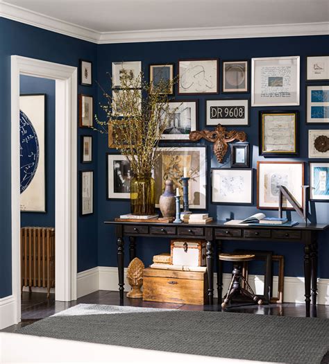 Entry Featuring Paint Color Naval Sw 6244 From The Pottery Barn