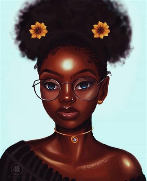 Pin By Londonquinn On Dessin Et Peinture Fille Black Girl Art Black