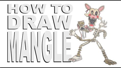 How To Draw Mangle Fnaf Youtube