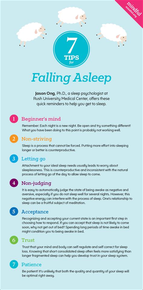 Seven Tips For Falling Asleep Brain Food Psychology Therapy
