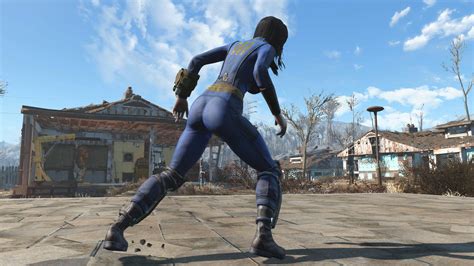 Vault Booty Enhanced Female And Male Vault Suit At Fallout 4 Nexus