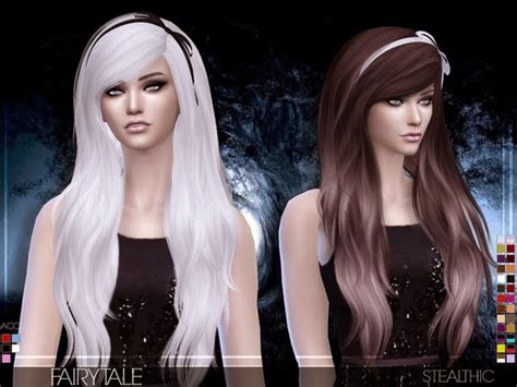 My Sims 4 Blog Stealthic Fairytale Hair For Females